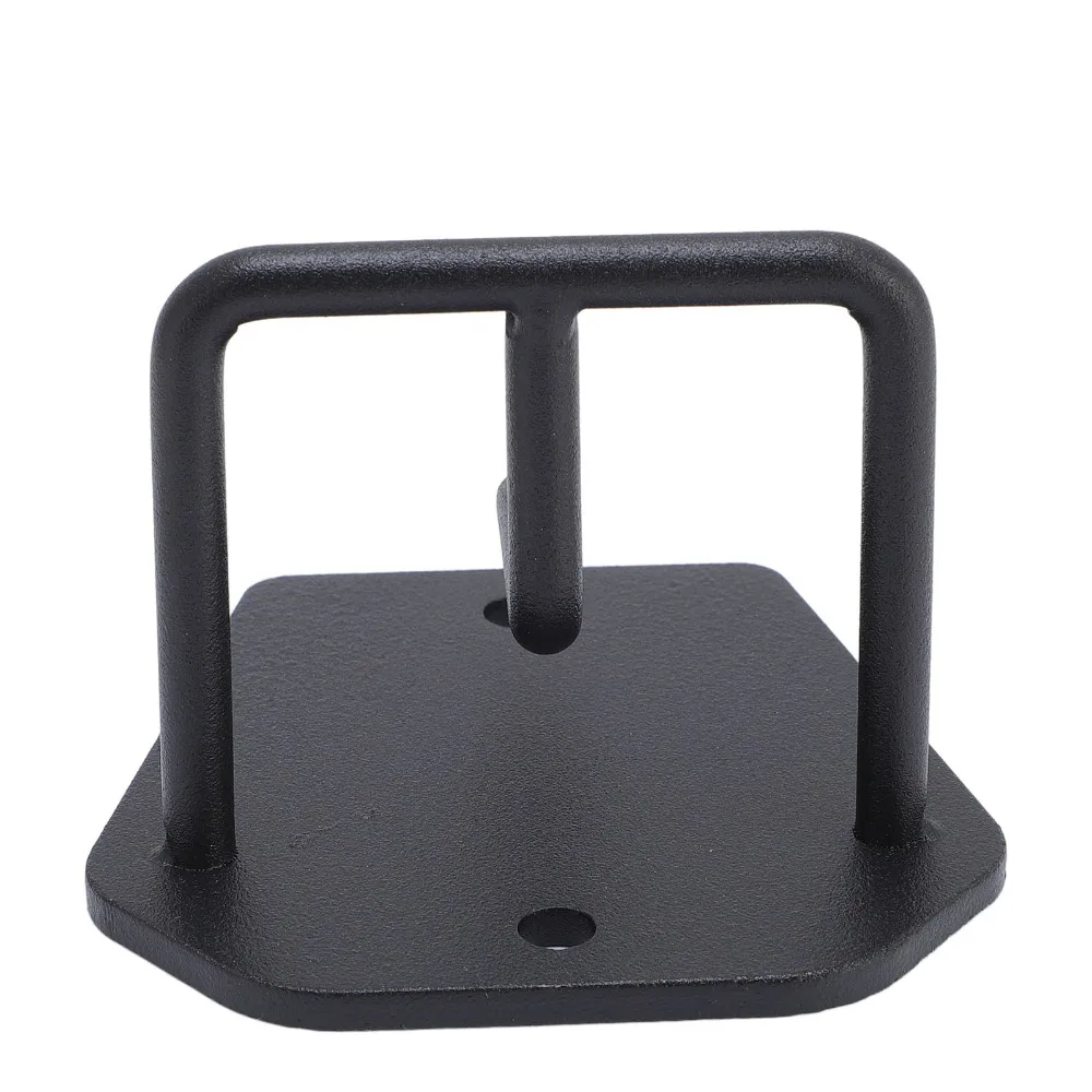 3Pcs Black Exercise Band Wall Anchor Carbon Steel 50x76x47mm Home Gym Wall Anchor Metal Exercise Band Anchor Home Gym