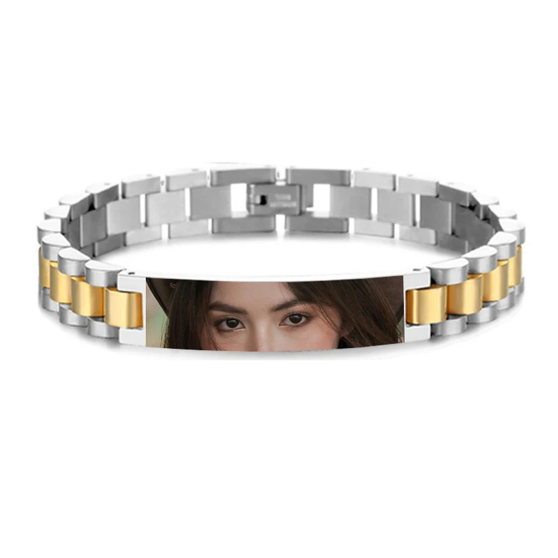 Benutzerdefinierte Augen Foto Armband personalisierte Augen Bild Armbänder gravierte Liebhaber Auge Edelstahl Valentinstag Schmuck Geschenk – Detail 17