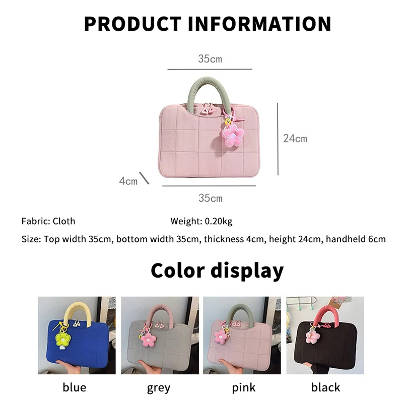 Cute Laptop Handbag Shockproof 13 Inch Notebook Bag For Air 13 Case Tablet Sleeve Pouch For IPad 9.7-11 Inch Bag