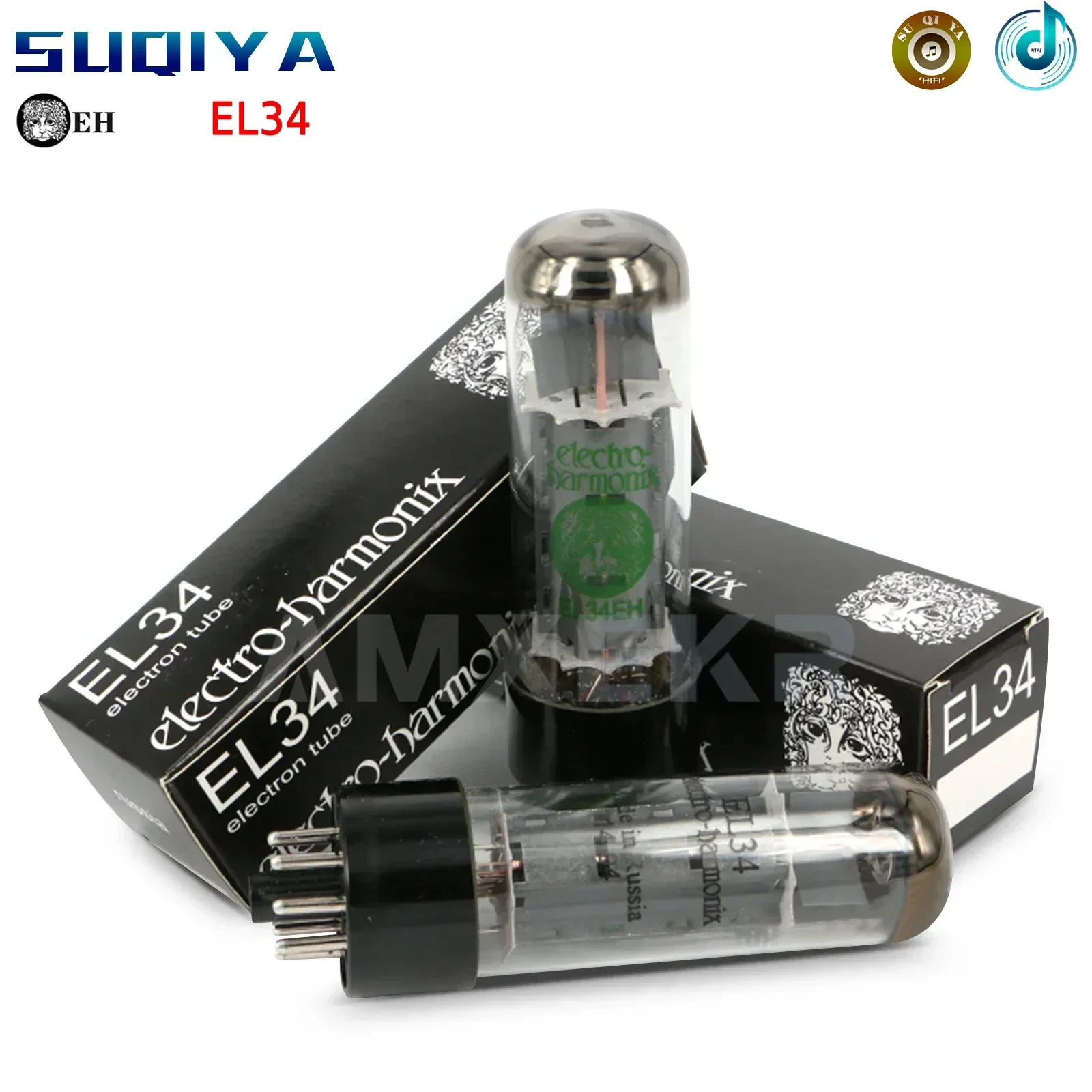 

SUQIYA-EH EL34 Vacuum Tube Valve Replace KT66 6L6 EL34B EL34 Electron Tube Diy Audio Amp Factory Test and Match Genuine