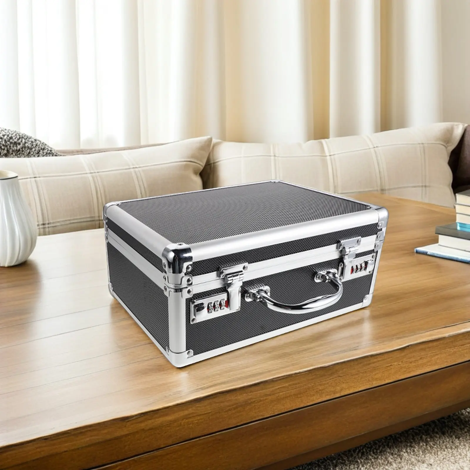 Portable Large Capacity Tool Box For Travel Tool Case Office Worker Multifunctional Aluminum Alloy Toolbox