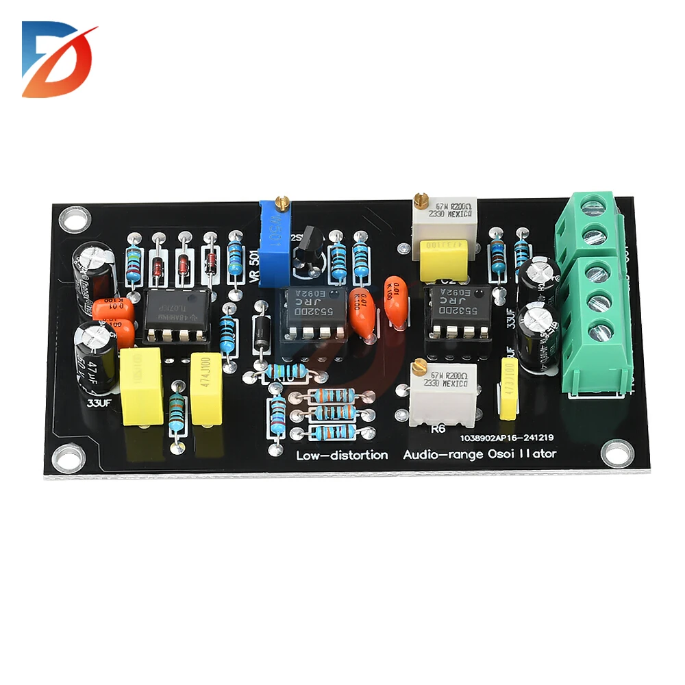 1KHz Sine Wave Signal Generator Ultra-low Distortion Oscillator Circuit Board NE5532chip for Harmonic Distortion Test Level Test
