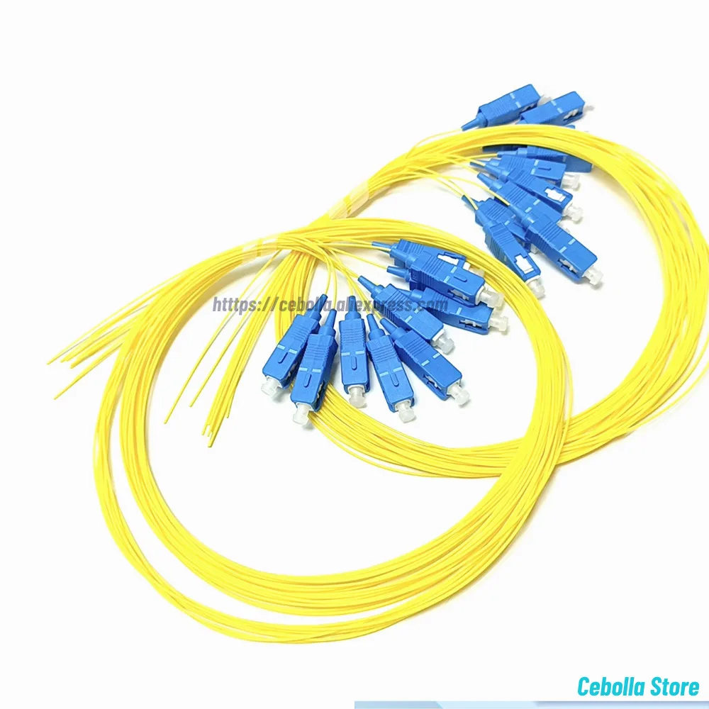 SC/UPC Fibra Optica Simplex 9/125 Single Mode Fiber Optic Pigtail, 0.9 Mm LSZH Outer Jacket 1.5M FTTH