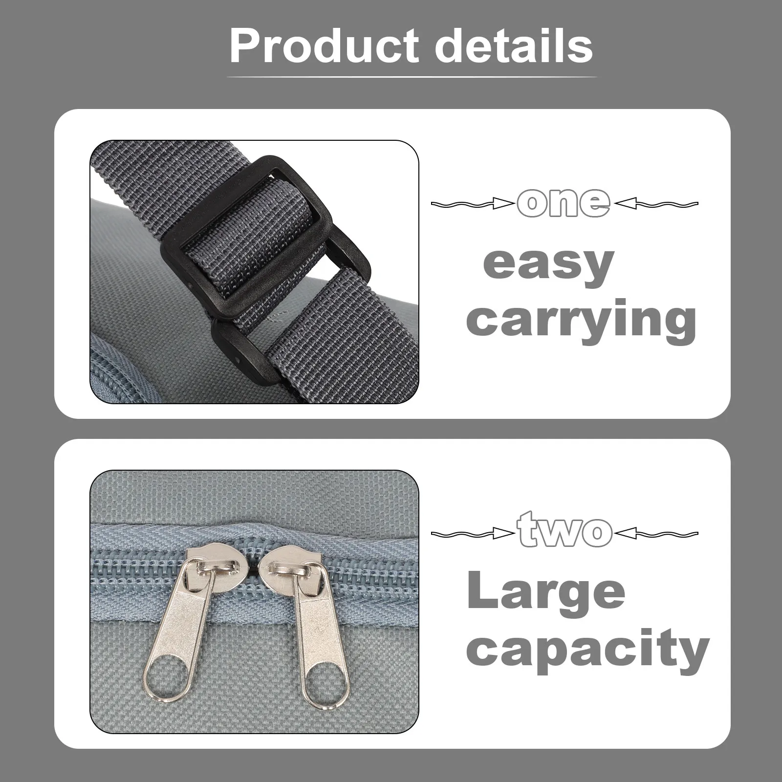 Large Capacity Yoga Mat Storage Bag Waterproof Design Adjustable Sling Strap for Gym School Home Fitness Yoga Mat Backpack Light