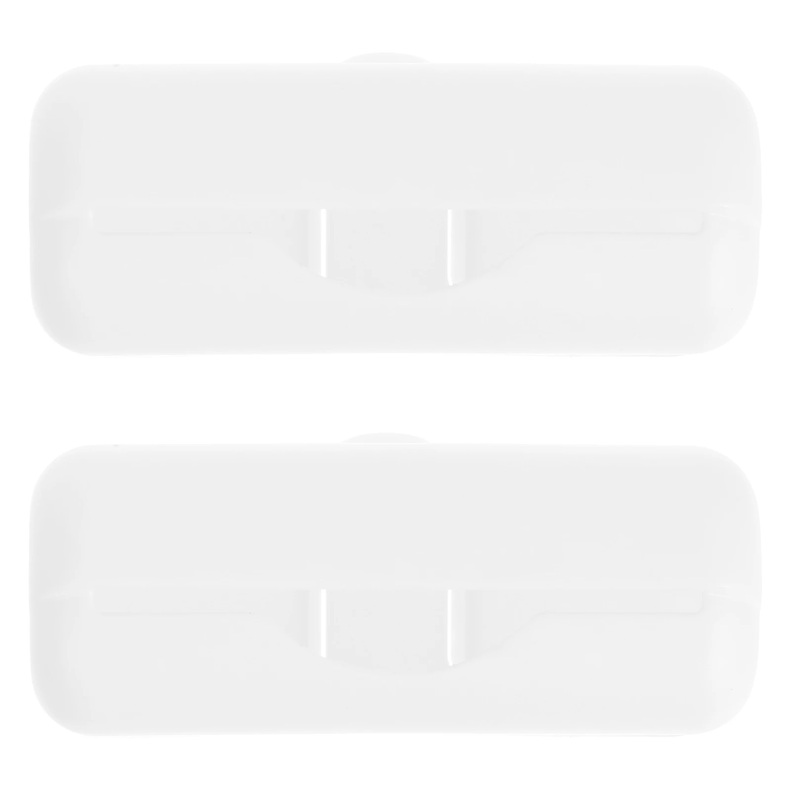 

2pcs Wall Mounted Storage Box for Trash Bag Organizer with Large Capacity Perfect for Bathroom Kitchen Home White Color