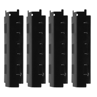 4PCS Portable Barbeque Heats Plates Stainless Steel Burner Grill Shielding Tent BBQ Spare Parts Replacement for Charbroil
