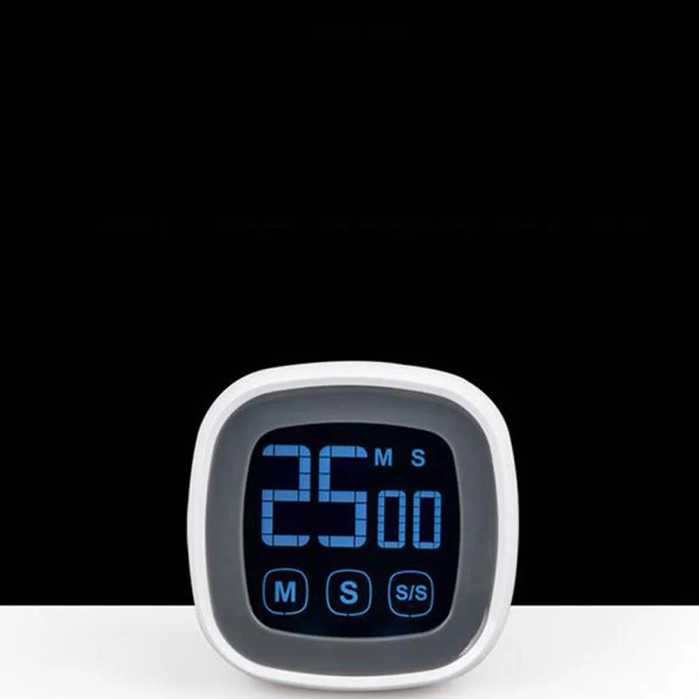 

Touch LED Timer Multifunctional Electronic Alarm for Cooking Games Scheduling Activities Home Use with Magnet Bracket