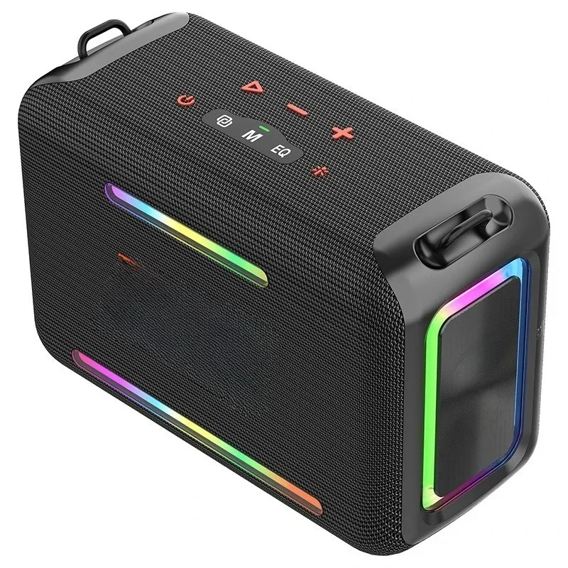 S95 Bluetooth speaker 120W high power waterproof outdoor belt portable speaker with light subwoofer