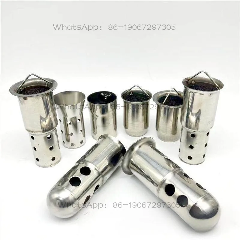Suitable for motorcycle modification exhaust pipe muffler plug 51mm 60mm caliber honeycomb sound reduction media cancellation