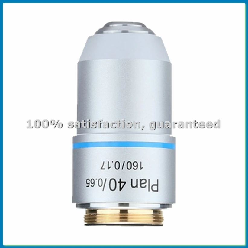 Biological Microscope 195 Plan Achromatic Objective Lens 40X RMS Thread 160/0.17 195mm-AC17