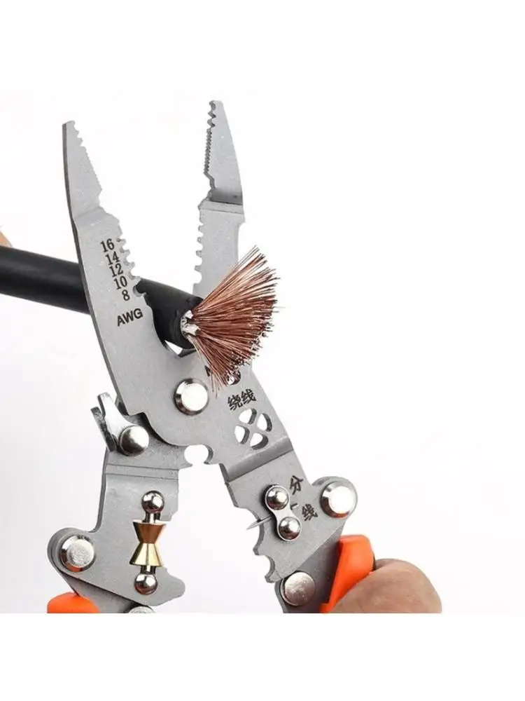 

652F 12 в 1 инструмент для зачистки проводов, инструмент для зачистки проводов, универсальный инструмент для зачистки проводов,