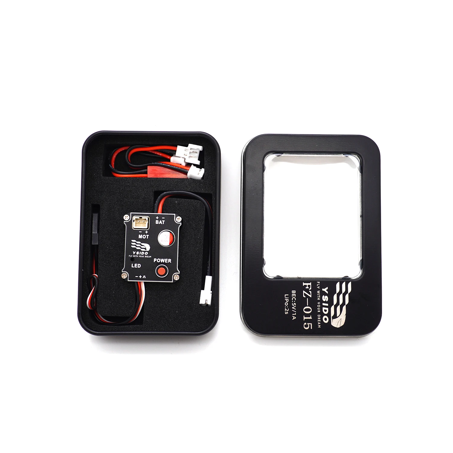 YSIDO 1/18 1/24 RCカー ESC FZ-015 15A ブラシ付き電子スピードコントローラー 5V/1A BEC TRX4M SCX24 FMS FCX24 RCドリフトクローラー用