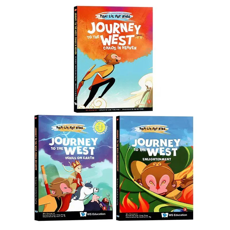 Wu Cheng'en Classics Book Journey To The West Complete Set Original English Chinese Four Great Novels For Adult