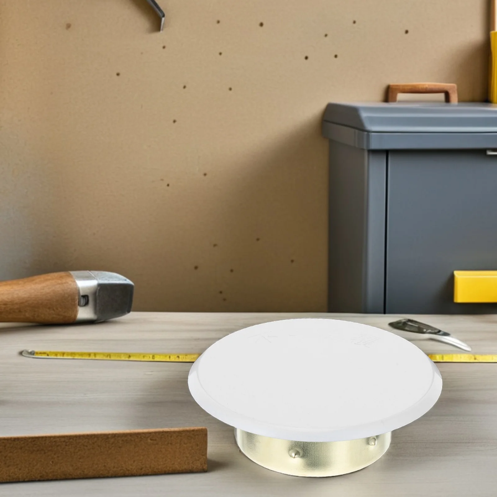 8pcs Concealed Sprinkler Cover Plate Fire Resistant Decorative Ceiling Covers For Residential Commercial Industrial Spaces Metal