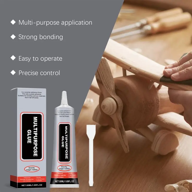 Fabric Glue For Clothing Leather Upholstery Liquid Fabric Stick Waterproof Permanent Washable Multi-Purpose Fabric Adhesive For