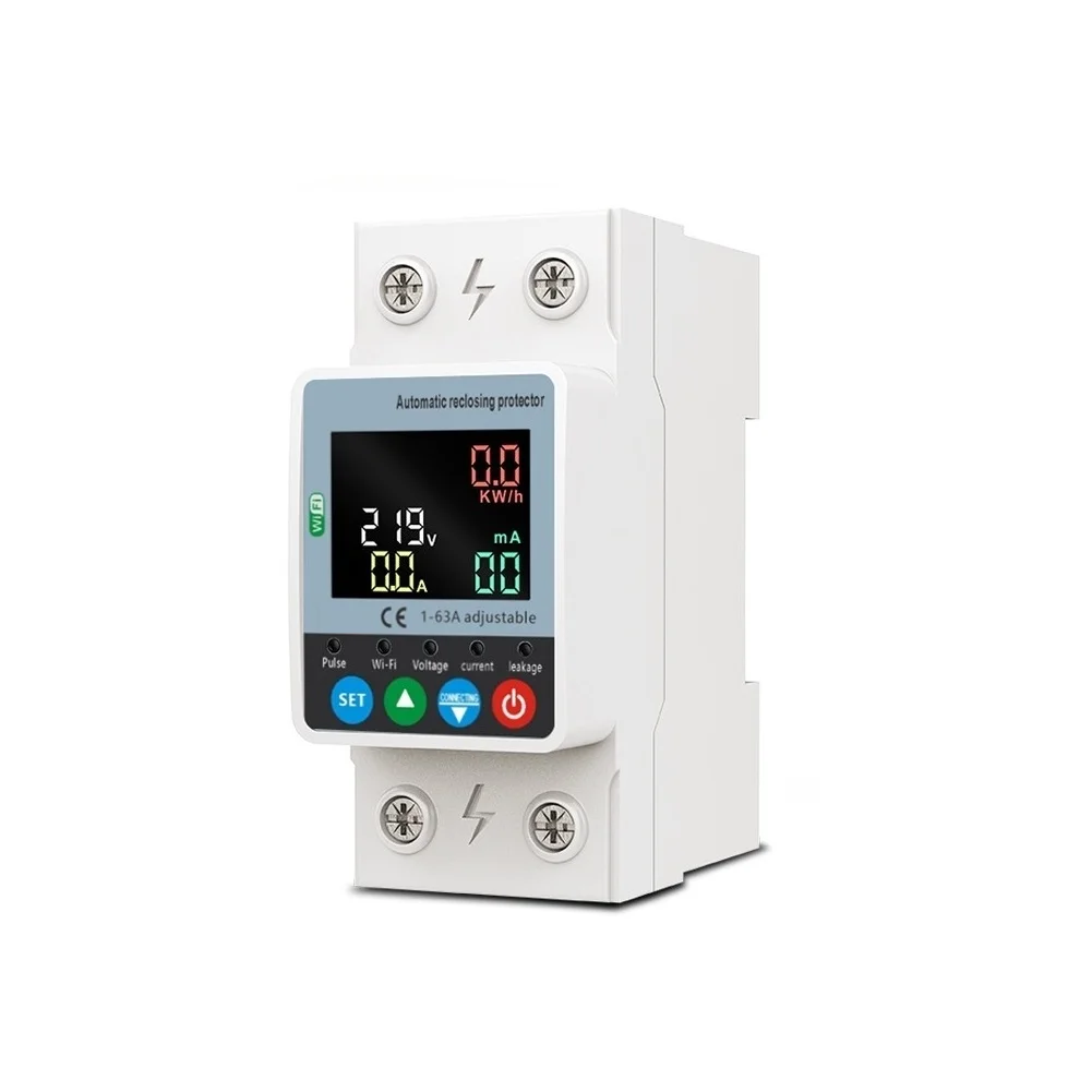 

Adjustable Protection Mobile App Control As Shown Automated Energy Saving Customizable Settings Leakage Current Protection