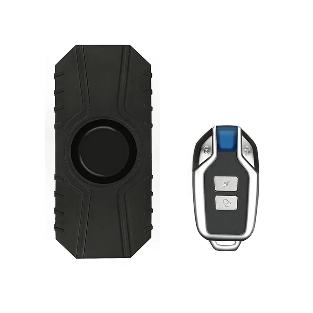 Draadloos fiets trilalarm USB Charge waterdichte motorfiets elektrische fiets alarm afstandsbediening anti verloren beveiligingssensor - afbeelding 1