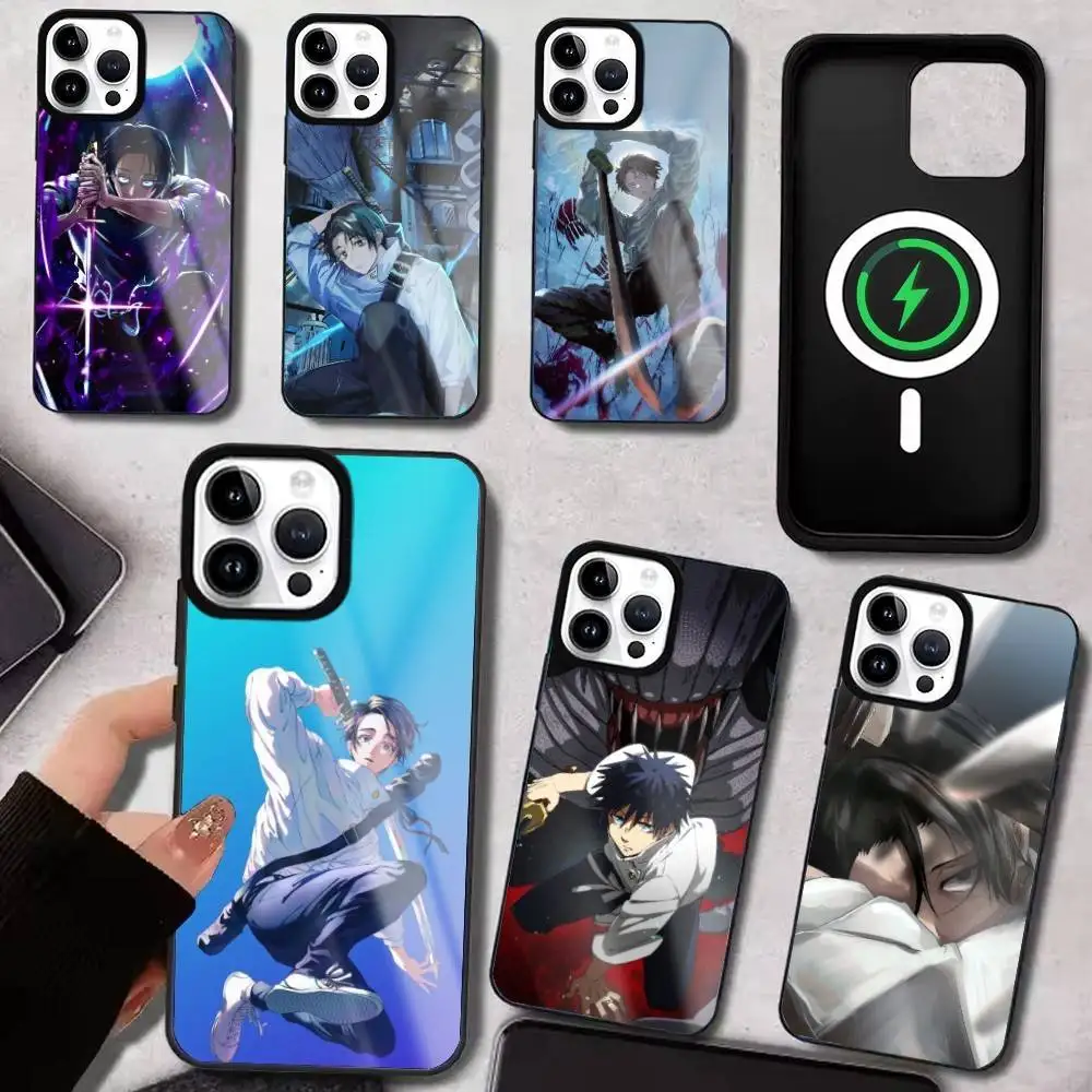 

O-Okkotsu Yuta J-Jujutsu K-Kaisen iPhone Case Magnetic Wireless Charging Compatible For iPhone 17/16/15/14/13/12/11 plus pro Max