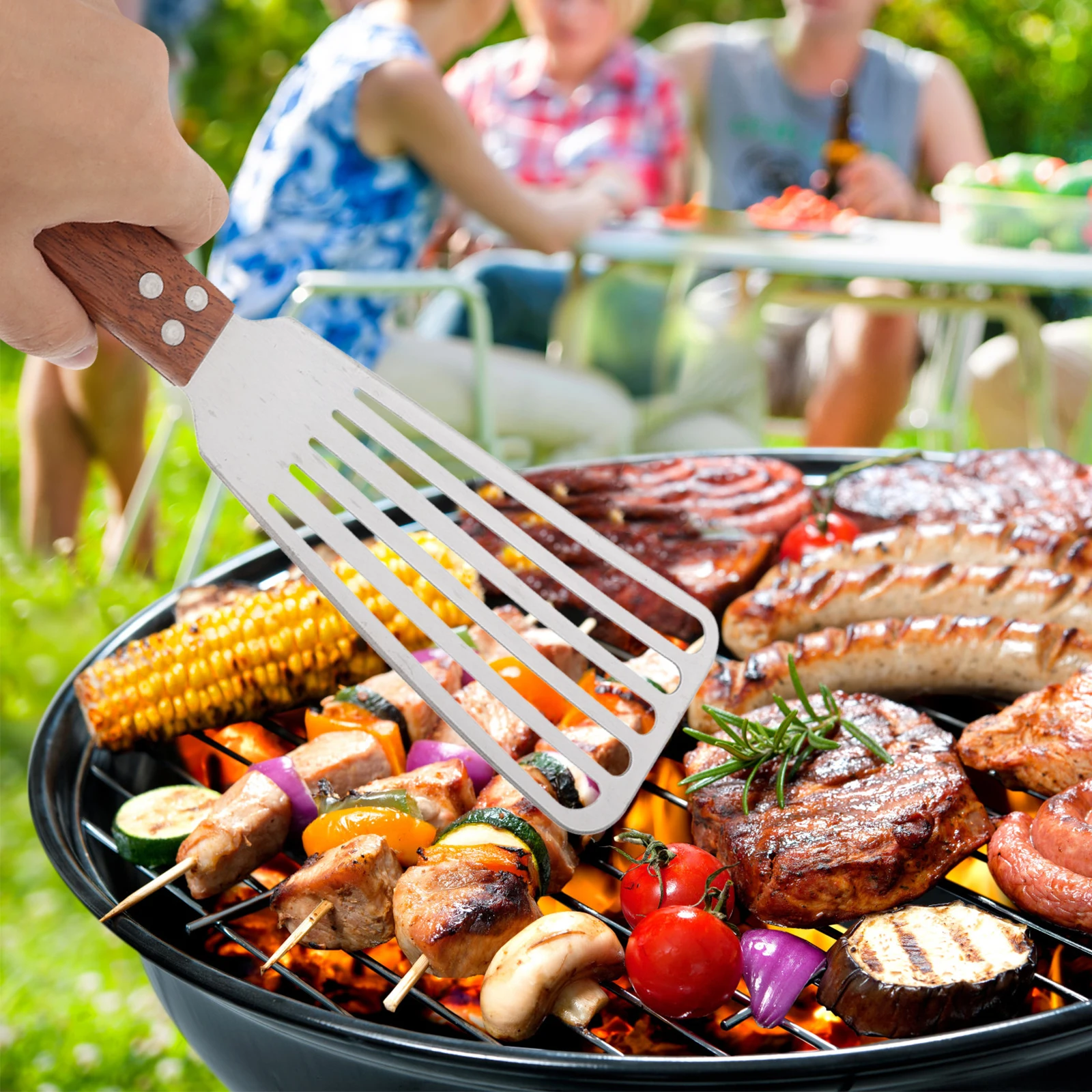 

Fried Fish Spatula Egg Turner Cooking Spatulas Eggs Scraper Flipper Widen Camping Spoon