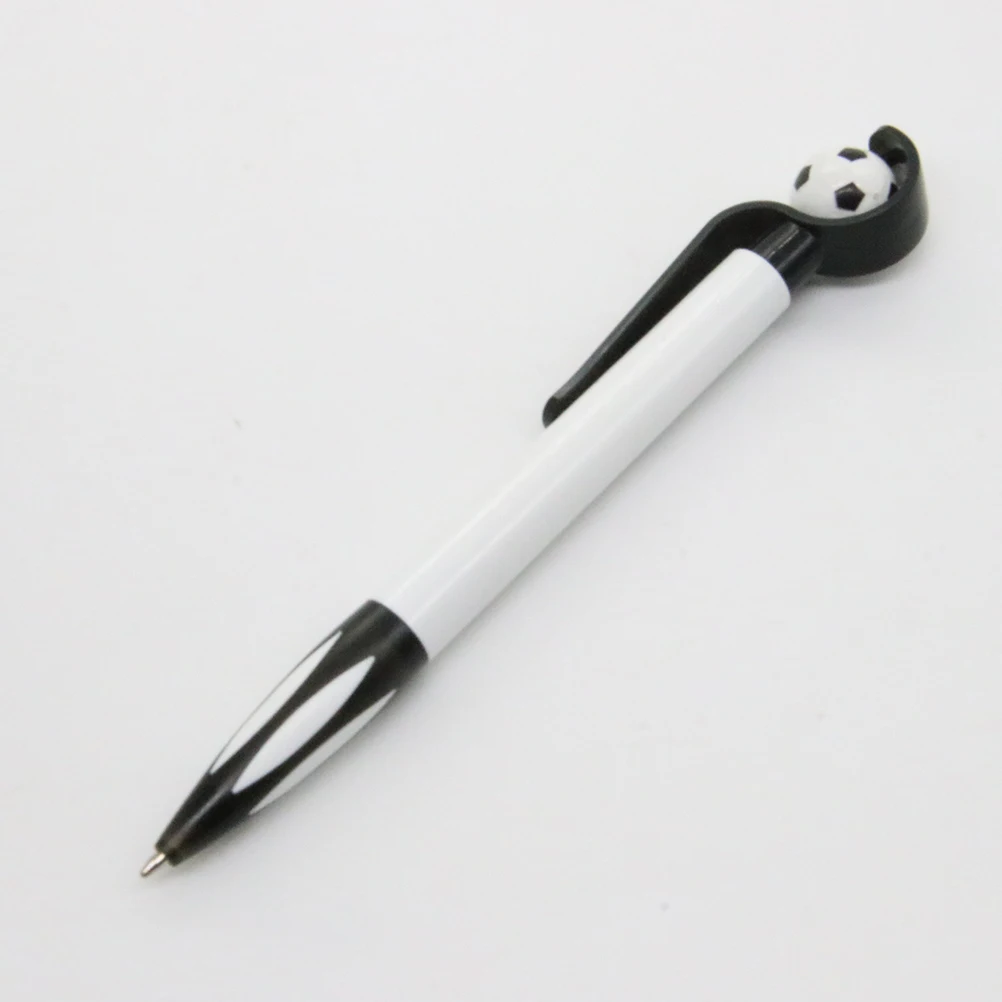 

10 шт., футбольная шариковая ручка, креативные канцелярские товары с героями мультфильмов, выдвижная для студентов, ручка для письма, оптовые канцелярские товары, гладкие чернила