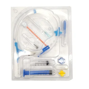 Einweg -Verbrauchsmaterialien CVC Kit Doppel -Lumen -Set des zentralvenösen Katheters 6 Hauptverkäufe Zentralvenöse Katette - №6