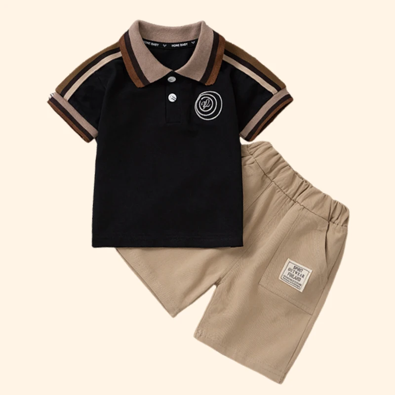 

Children Clothing mother Kids Clothes Children's Sets Boys T-shirt Shorts Summer Cotton Short sleeve fashion Suit2PCS
