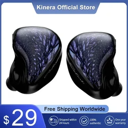 Kinera Celest Wyvern Black Game Wired Best HiFi In-Ear IEMs Earphone LCP Dynamic Driver Monitor Headphone with Detachable Cable