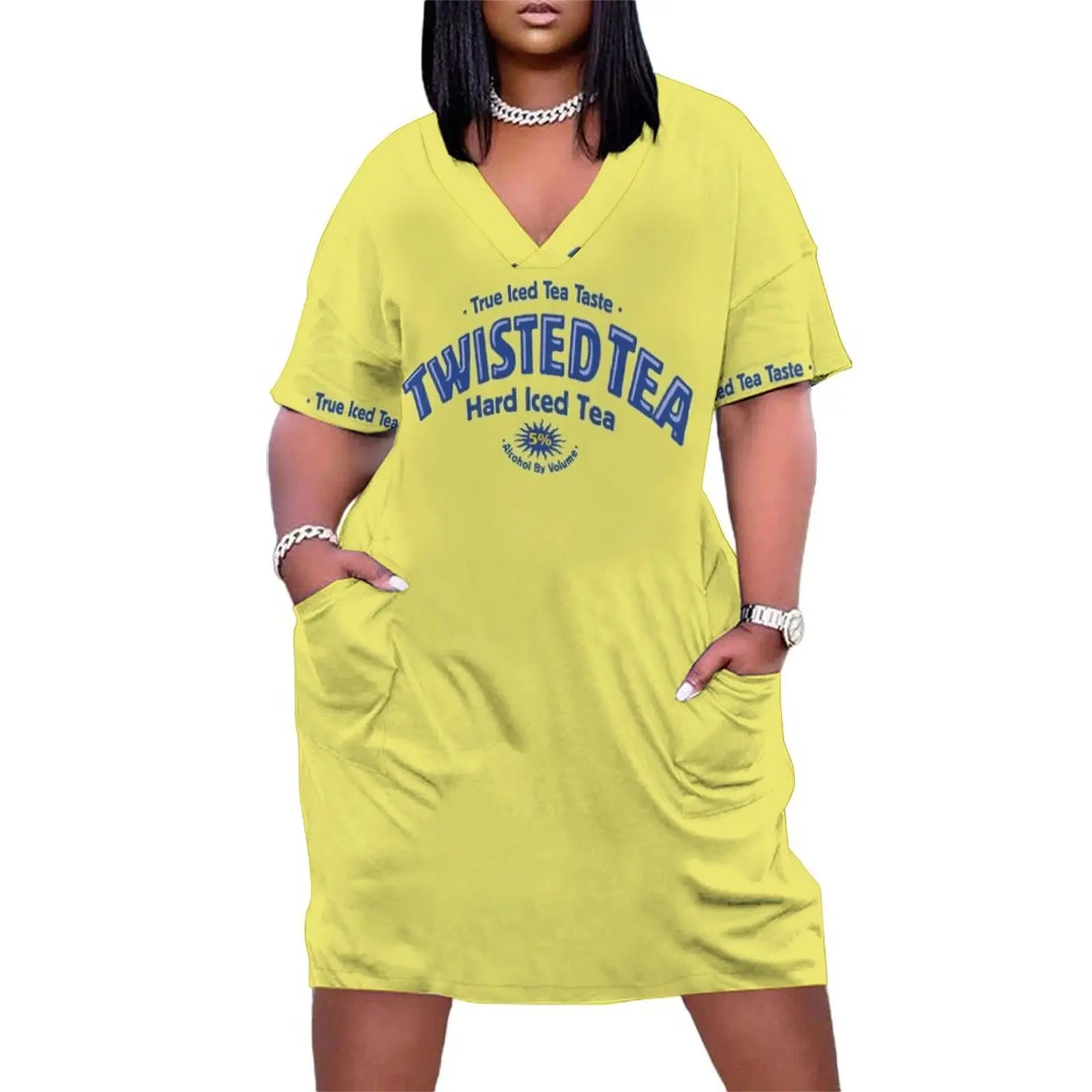 

Tea Lovers Loose Pocket Dress Woman clothing dresses women summer 2025