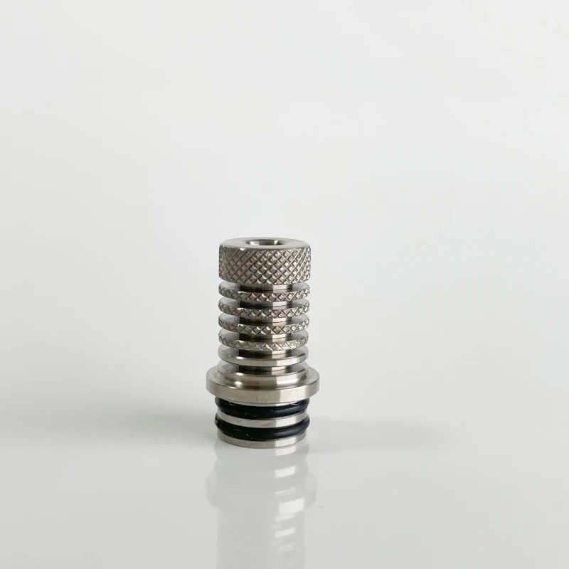 There Are Five Colors To Choose From Monarchy Lazy Knurled Style 510 Thread Titanium Drip Tip  Provided by Rekavape