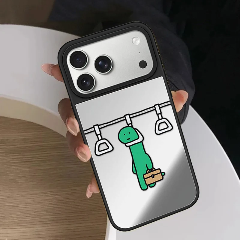 

Take The Bus Mirror Surface Magnetic Phone Case Cover for IPhone 13 14 15 16 17 Pro Max Case for IPhone Air