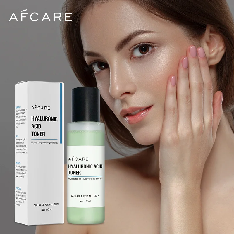 

Afcare Hyaluronic Acid Toner Whitening Skin Care Dairy Moisturizing Brighten Efficient Shrink Pores Facial Essence