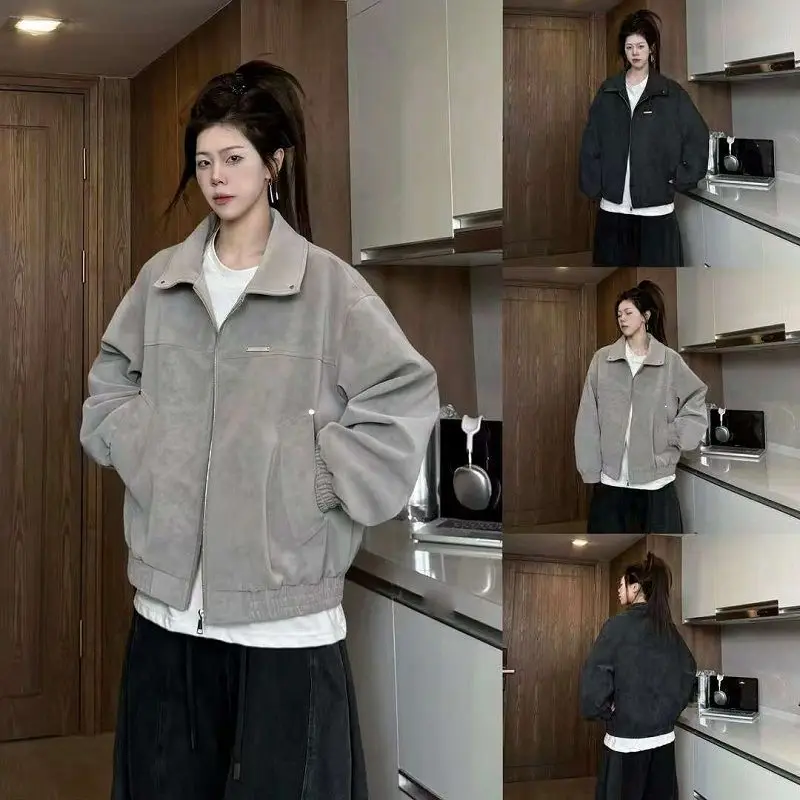 

Осенние куртки 2025 г., женские асимметричные, демисезонные, пуховые, с воротником-стойкой, асимметричные, долговечные, с желтым наклонным цветком Y2K