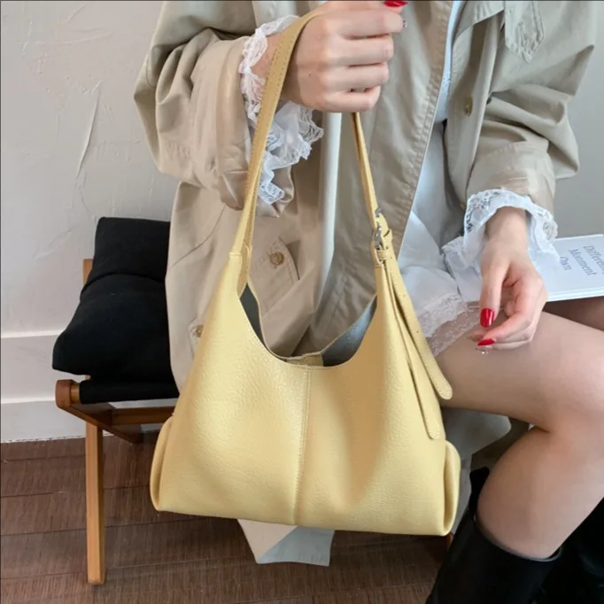 

Роскошная большая сумка для женщин, дизайнерская сумка через плечо большой вместимости, стильная пригородная модная корейская шикарная сумка на плечо