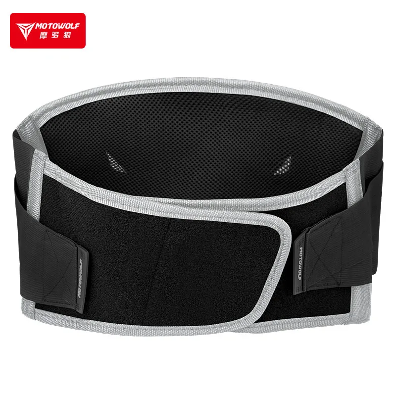 Motowolf دراجة نارية الخصر حامي موتو واقية حزام الحرس مطاطا قابل للتعديل Nierengurt Motorrad فآسيا Lombare اكسسوارات #4