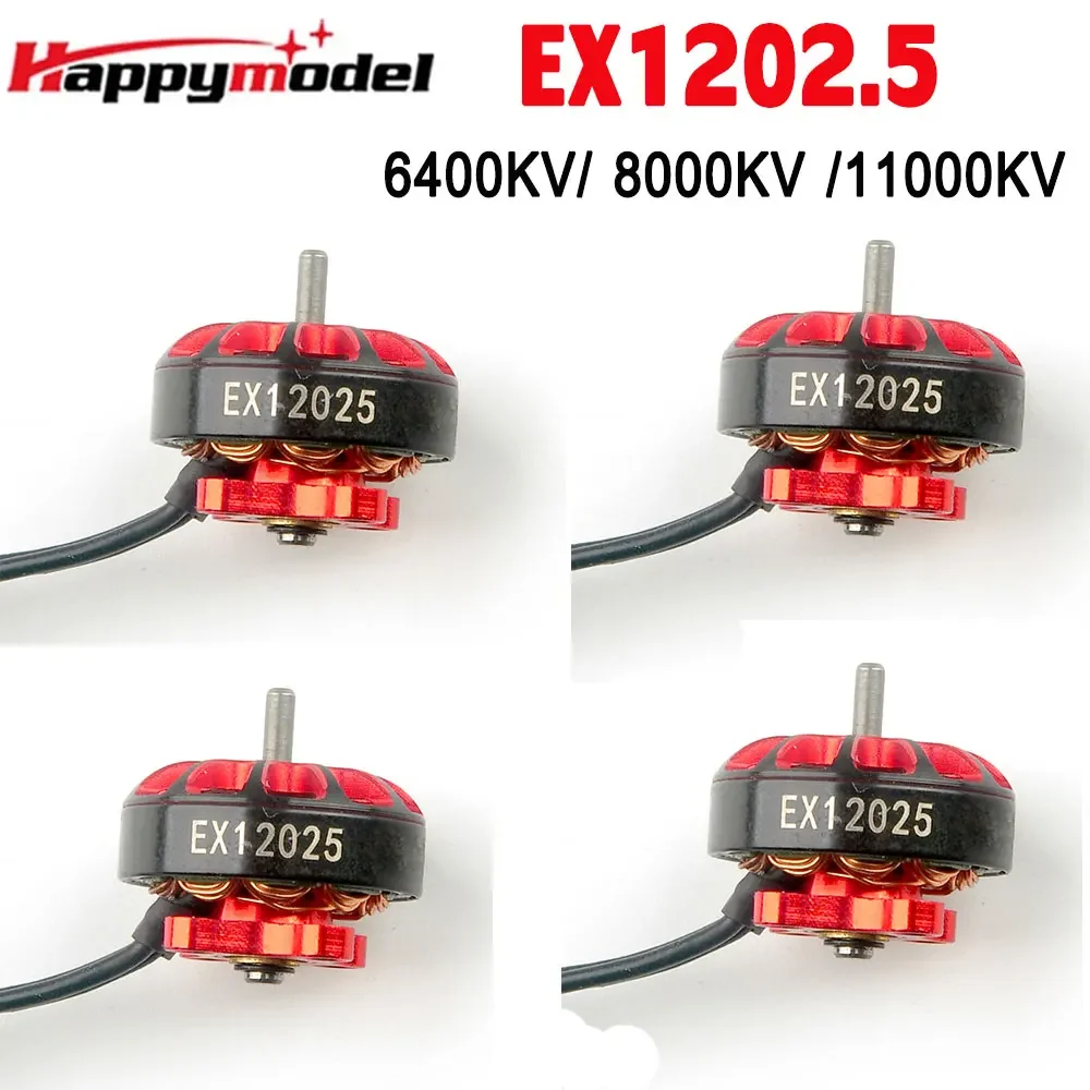 1/2/4 szt. Happymodel EX1202.5 1202.5 6400KV 8000KV 11000KV 2-3S bezszczotkowy silnik do RC FPV Racing Drone Crux3 Babytooth