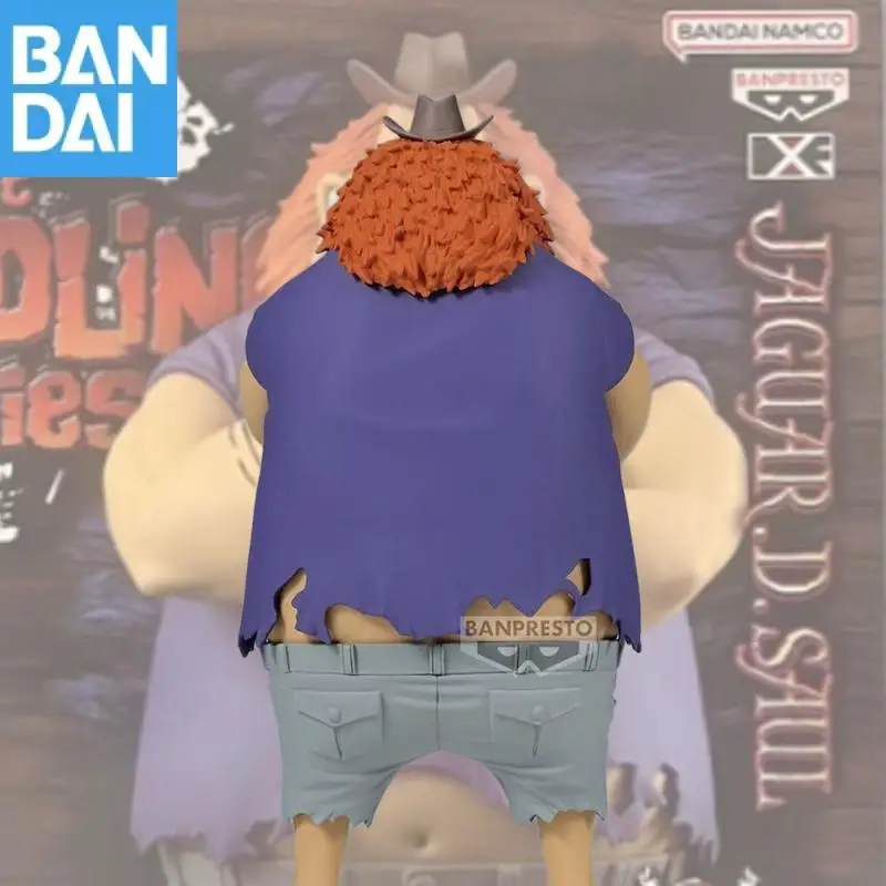 Na Stanie Bandai Namco Banpresto One Piece Jaguar D. Saul Dxf Seria Grandline Specjalna Ozdoba na Biurko Figurka Model Zabawka Prezent