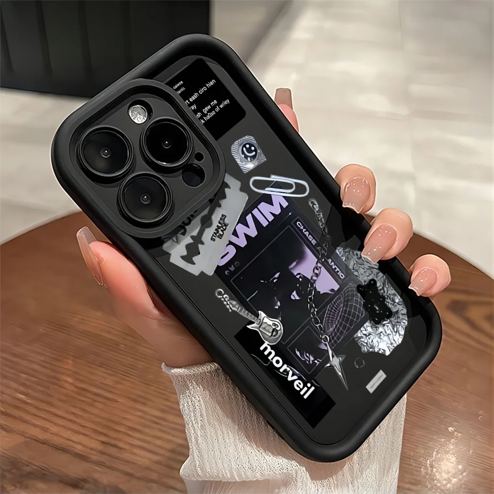 حافظة لهاتف سامسونج S25 S24 S23 S22 S21 S20 F06 M16 نوت 20 FE Plus Ultra 4G 5G غطاء من البولي يوريثان الحراري الناعم