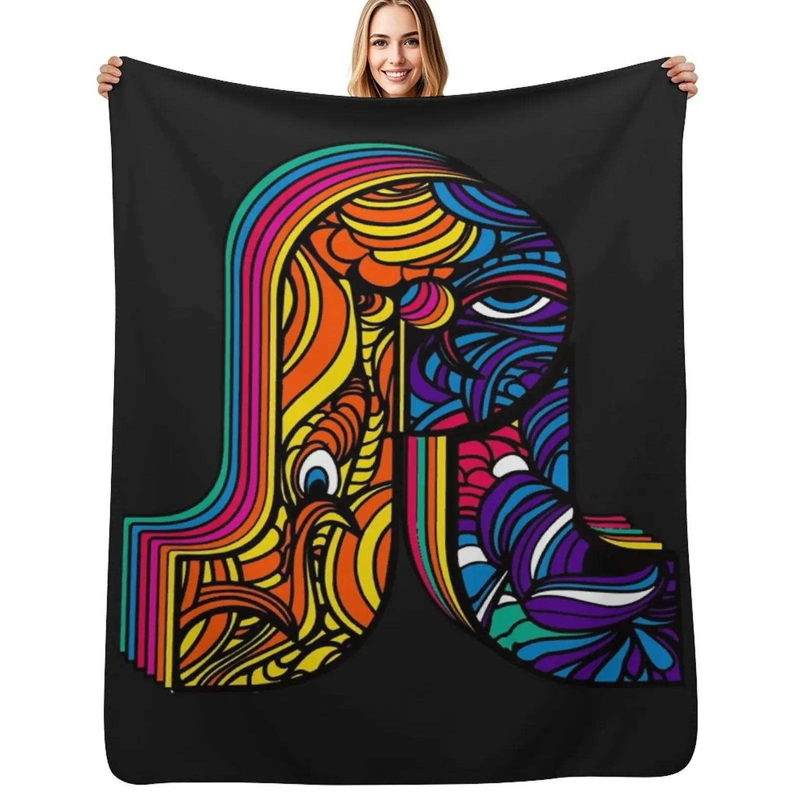 

Pl pretty lights music logo classic t shirt Throw Blanket warm for winter Furry Luxury funny gift Blankets
