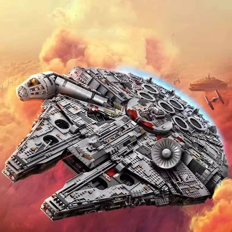 

Новинка 2026 года: Конструктор «Космический корабль Millennium Falcon», 7541 деталь. Рождественский подарок на день рождения для мальчиков. Конструктор