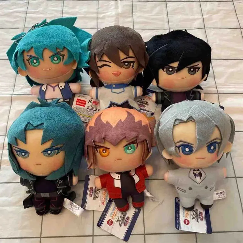 SK JAPAN Chibi Plush Doll Pendant Yu Gi Oh Duel Monsters GX Marufuji Ryo Anime Plush Toy Bag Decoration Anime Collection