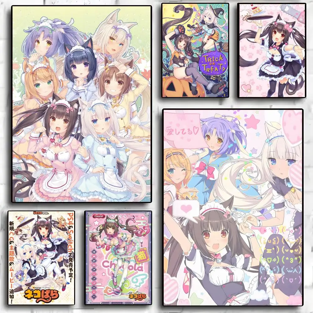 Nekopara Anime Poster Sticker -AliExpress