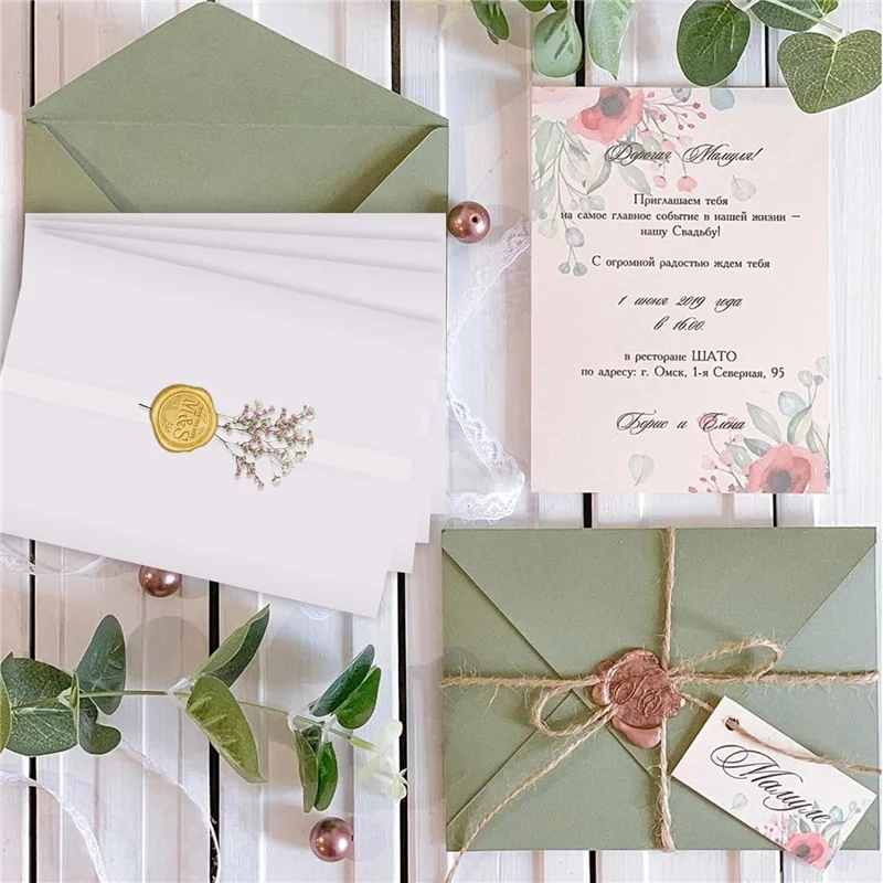 

50 Sheets Pre-Folded Vellum Jackets For 5X7 Invitations,Vellum Wraps For 5 X 7 Wedding Invitations,Envelope Liners
