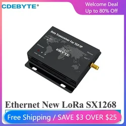 SX1268 RJ45 Ethernet New LoRa Wireless Modem 230MHz Ethernet Transparent Transmission Module CDEBYTE E90-DTU(230SL22-ETH)