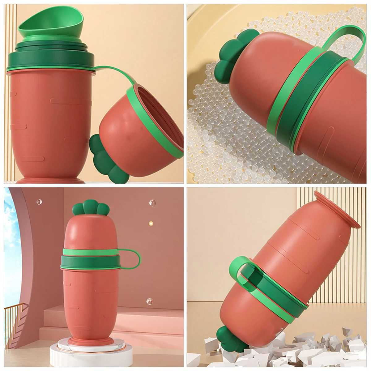 مبولة محمولة للأطفال الصغار، غطاء مقاوم للتدريب على المرحاض، تصميم فوهة معقول للمنزل والتخييم والسيارة والشاطئ