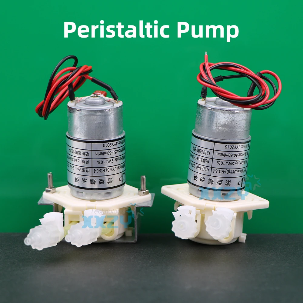 JYY Peristaltic Pump 50-60ml/min 24V DC Ink Pump JYY(B)-Y-RD-3-I for Inkjet Printer Pictorial Machine