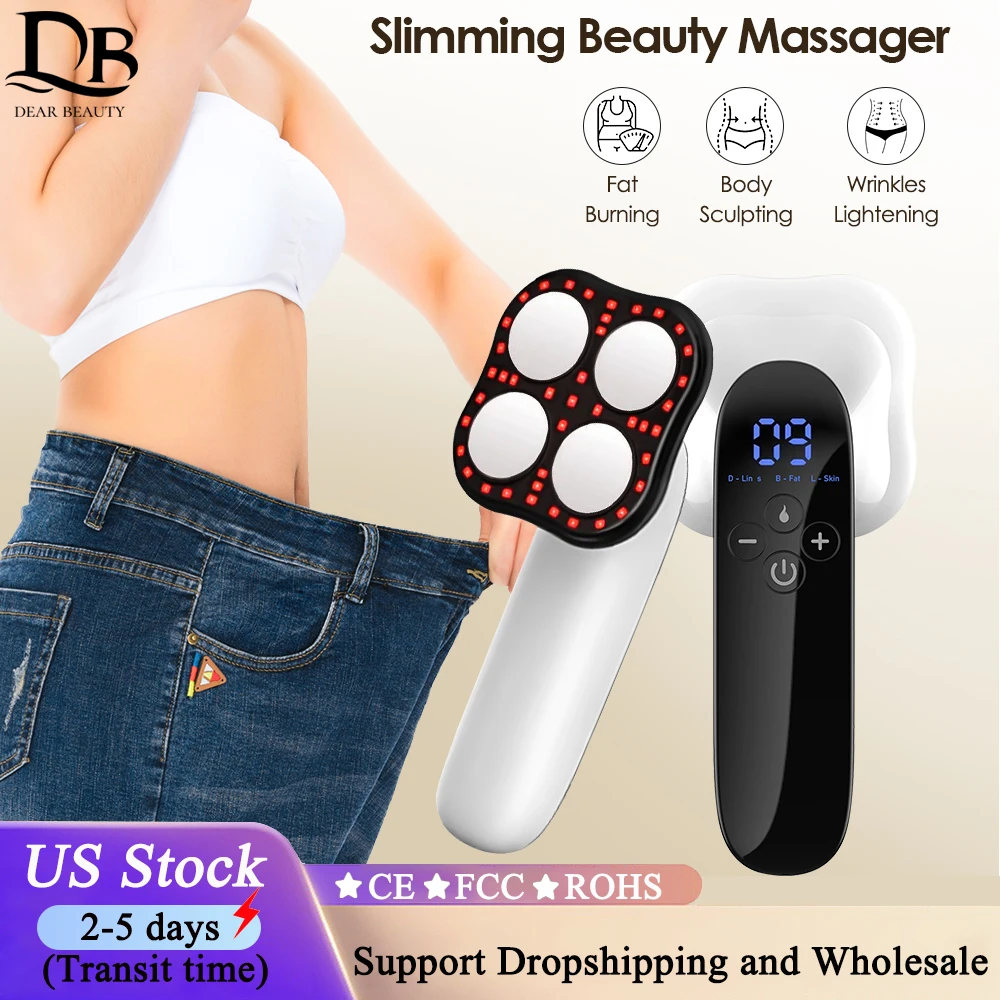 

US Stock Electric Fat Remover Body Massager for Belly Waist Arm Leg Butt Cordless Body Sculpting Machine for Belly Waist Arm Leg