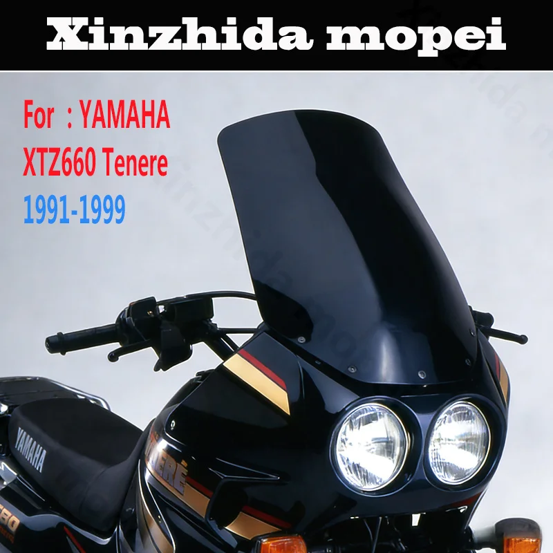 

Windshield For YAMAHA XTZ 660 XTZ660 Tenere 1991-1999 Touring Motorcycle Accessories Windscreens Wind Deflectors Visor Gray