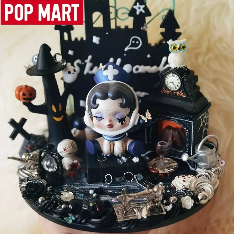 

Hot POP MART Skullpanda Ancient Castle Serie Original Blind Box Mystery Box Guess Bag Toys Dolls Anime Figure Desktop Ornaments
