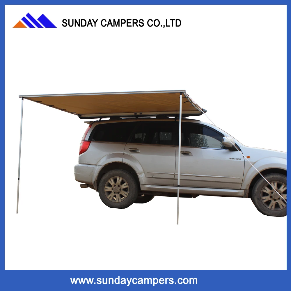 Pull out Car camping side awning 4wd campers racks vehicle awnings 3mx3m