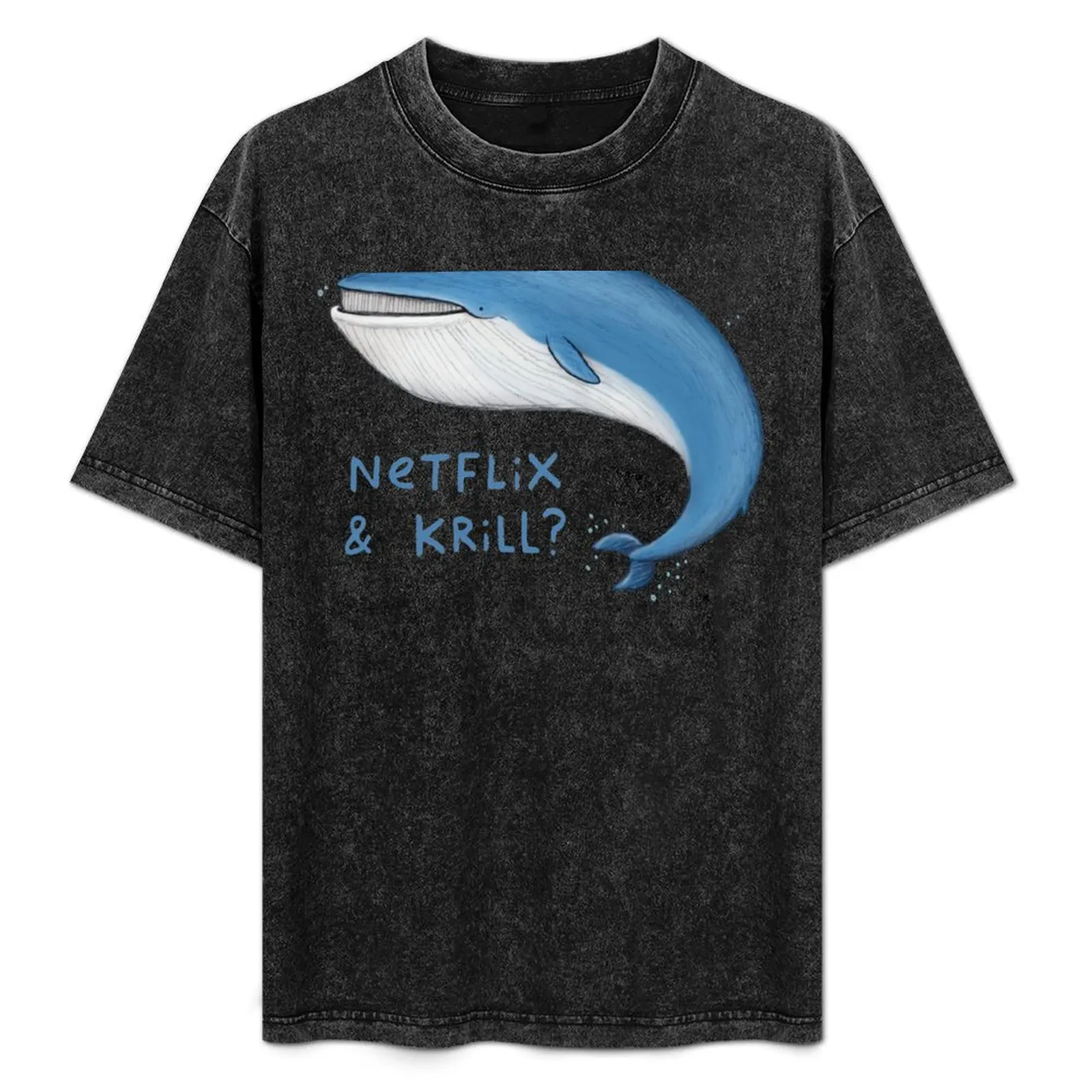 Netflix & Krill T-Shirt summer top anime t shirts designer t shirt men